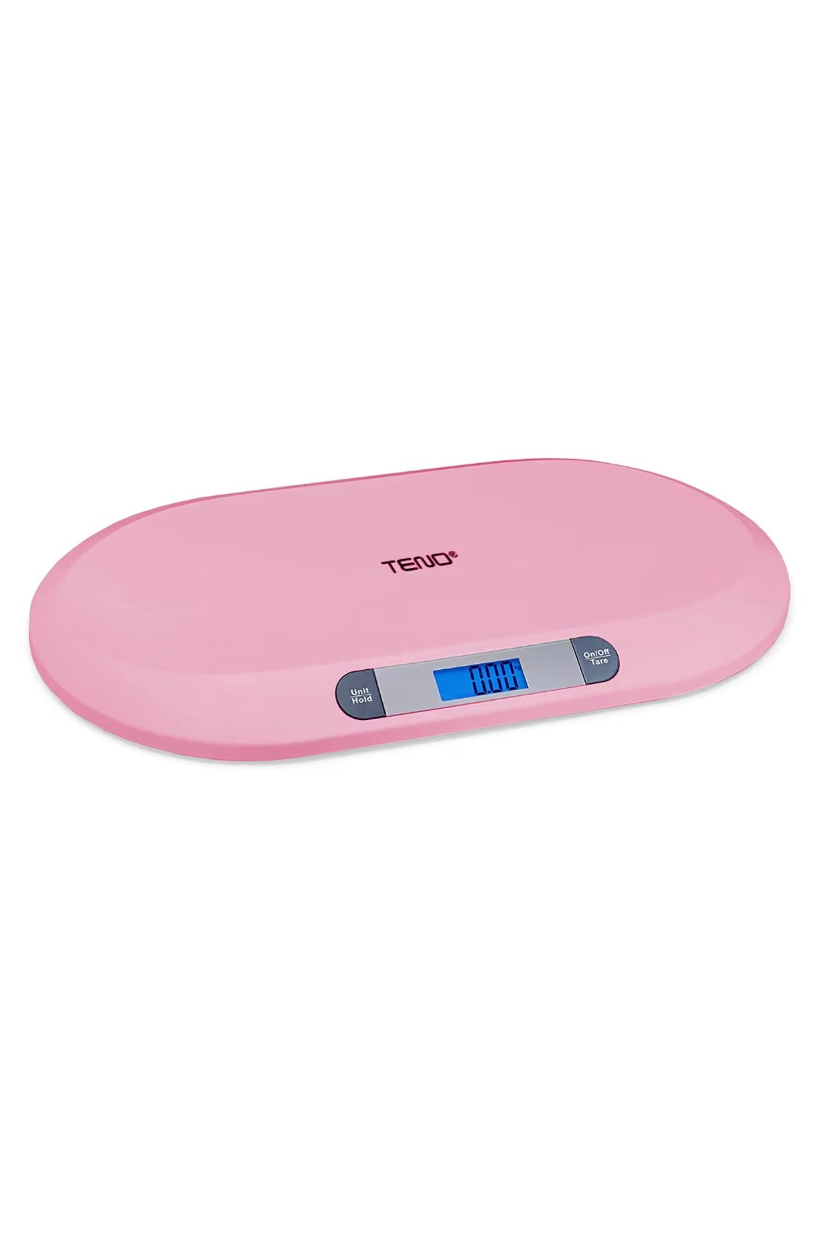 Cântar electronic cu display LCD, precizie gram, 20 kg, design compact, roz