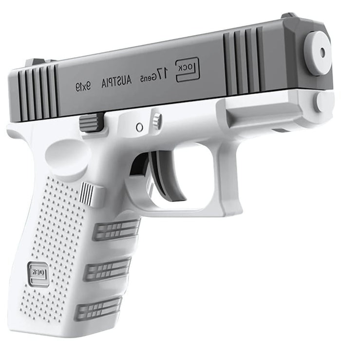 Pistol de apă pentru copii, acțiune manuală, gri, jucărie vară 11,5x10x2,5 cm
